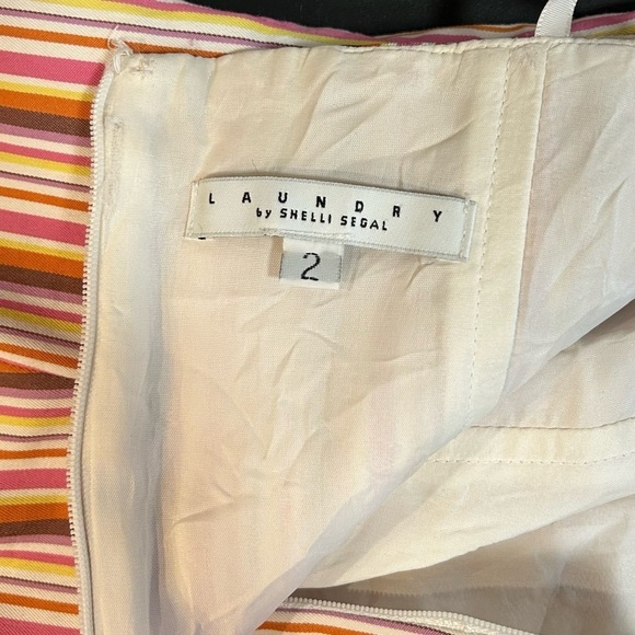 Laundry By Shelli Segal Striped Halter Sundress/Size 2 - Picture 5 of 8